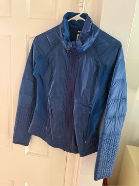 lululemon athletica Women's Blue Quilted Hybrid Jacket